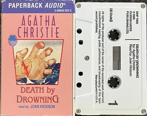 Agatha Christie, Joan Hickson - Death By Drowning [Audiobook Cassette Tape 1989] - Picture 1 of 3