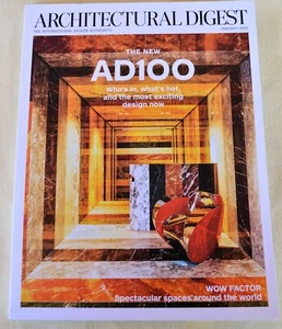 Architectural Digest Magazine January 2017 Vol. 74 Issue #1 The New AD100 - Picture 1 of 9