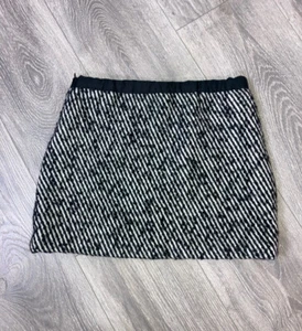 Milly Minis Alpaca Wool Blend Striped Tweed Zip Skirt School Girls Youth 12 - Picture 1 of 6