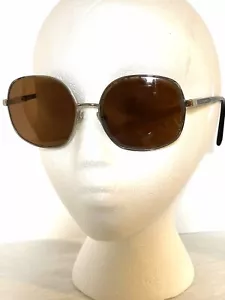 Marcos de gafas de sol Burberry plateados negros B3070 1005/8G 56-16-135 - Imagen 1 de 10