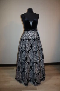 COLETTE CL21701 PROM PARTY PAGEANT FORMAL DRESS 6 BLACK CHAMPAGNE NEW WITH TAGS - Picture 1 of 7