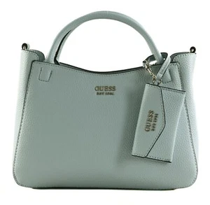 GUESS Brenton Girlfriend Satchel S Umhängetasche Tasche Powder Blue hellblau Neu - Bild 1 von 6