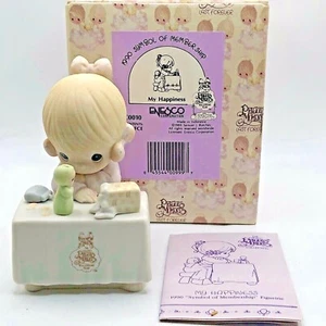 Precious Moments 'My Happiness' 1990 Symbol Of Membership #C0110 In Box - Picture 1 of 12