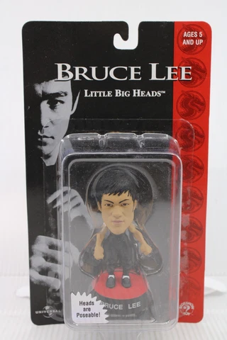 F2 Universal Little Big Heads BRUCE LEE Action Figure Bobble Head 2 Cover