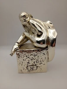 Exquisite Figurine Tek Art 925 Silver PT Figurerine Beautiful Lady Statue VGC - Picture 1 of 10