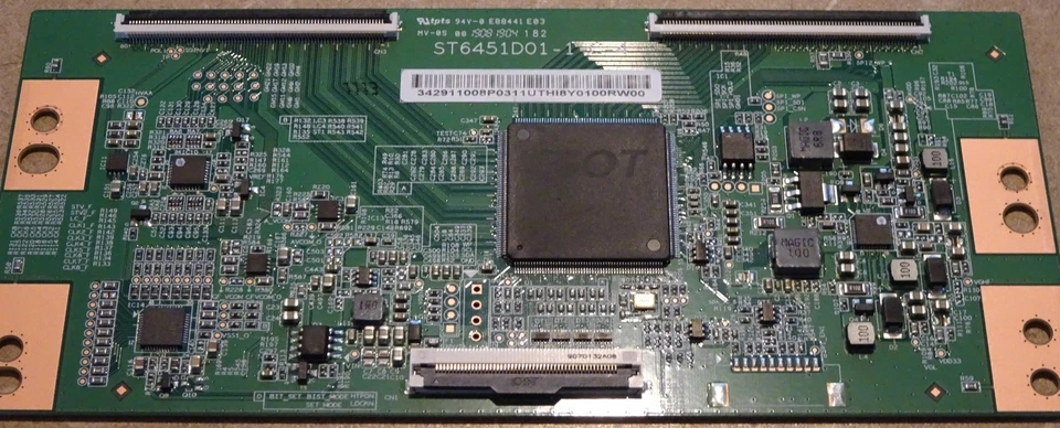 TCL 65S421 65S423 65S425 T-Con Board ST6451D01-1-C-4 / 34.29110.08P - Image 1 of 2