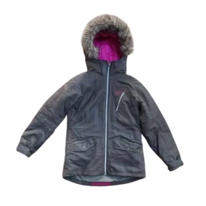 Womens Retro 90s Helly Hansen Waterproof Snow Ski Coat Parka Hooded Lined MEDIUM - Picture 1 of 8