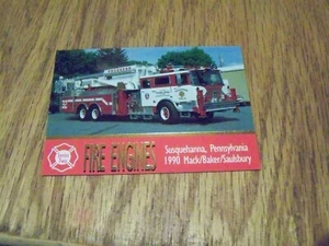 FIRE ENGINES SUSQUEHANNA, PENNSYLVANIA SERIES TWO TRADING CARD #183 - Picture 1 of 1
