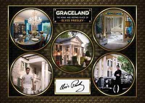 ELVIS PRESLEY SIGNED PHOTO AUTOGRAPH GRACELAND ORIGINAL SIGNATURE 8.5X11 REPRINT - Picture 1 of 3