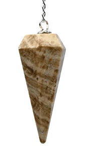 Péndulo de cristal radiestesia aragonita - Imagen 1 de 7
