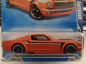 HOT WHEELS 2009-085 MUSCLE MANIA '65 MUSTANG FASTBACK 9/10 ORANGE OH/5 KMART - Picture 1 of 3