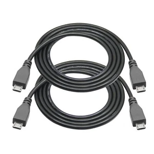 2Pack Micro USB Male to Micro USB Male Cable Data Transfer Cord for Phone, 3.2Ft - Picture 1 of 6