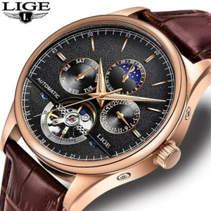 Relojes deportivos para hombre Relogio Masculino LIGE marca superior de lujo - Imagen 1 de 24
