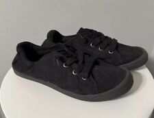 Forever Women's Classic Slip-On Comfort Black Fashion Sneaker 8.5