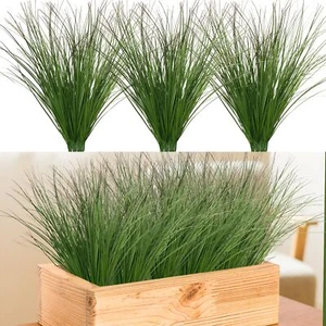Artificial GrassFake Grass Artificial Shrubs Wheat Grass GreeneryFake Grass D... - Picture 1 of 9