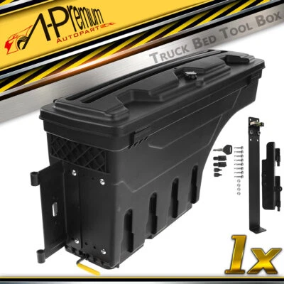 Left Truck Bed Storage Box Toolbox for Ford F-150 97-14 Styleside F-150 Heritage - Image 1 of 4