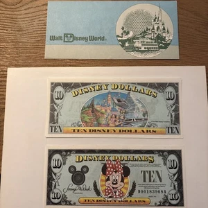 $10 Dólares Disney 1993, pieza de coleccionista sin usar + sobre serie D Minnie - Imagen 1 de 1