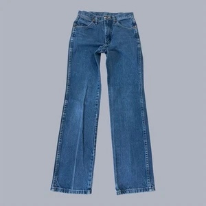 Wrangler Jeans Herren 27x32 blau gerade 936PWD Cowboy Schnitt 100% Baumwolle #0765 - Bild 1 von 10