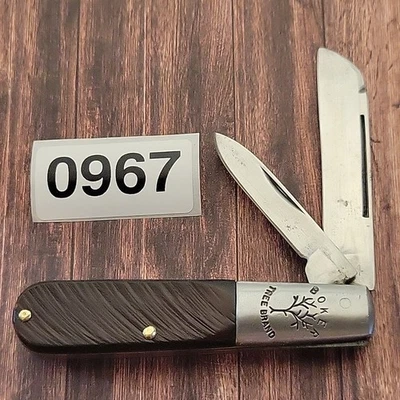 Boker Tree Brand 494 Barlow Folding Pocket Knife Sheepsfoot Blade Delrin Handles - Image 1 of 4