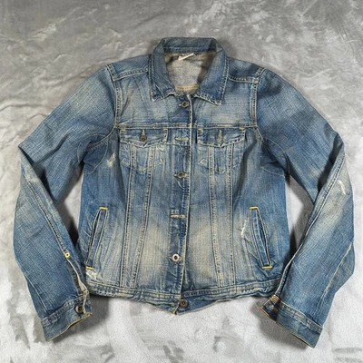 Chaqueta vaquera vintage Polo Jeans Company para mujer grande Ralph Lauren envejecida Y2K Foto 1 de 4