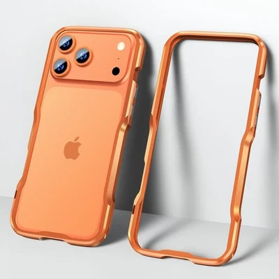 Incisive Aluminum Metal Bumper Frame Case Cover For iPhone 17 16 15 Pro Max Plus - Image 1 of 4
