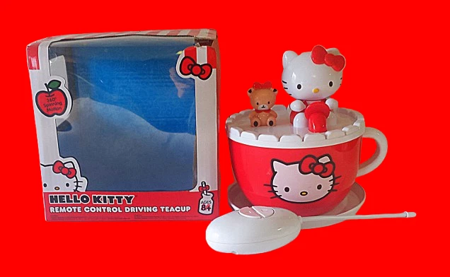 Sanrio Hello Kitty Remote Control Driving Tea-Cup Hello Kitty Gift - Image 1 of 1