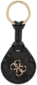 Original Guess Apple AirTag Schlüsselanhänger 4G Logo Silikon Grau Cover - Bild 1 von 3