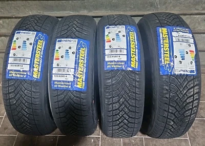 4 GOMME MASTERSTEEL 155/65 R14 75T 4 STAGIONI CITROEN C1 PEUGEOT 107 SPARK AYGO - Imagen 1 de 4