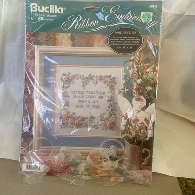 Bordado Cinta Contada Bucilla #40973 "Unidos Juntos" NUEVO Foto 1 de 4