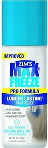 Zims Max Freeze Pro Formula Cooling Roll On Long Lasting Pain Relief 3 oz 6 Pack - Picture 1 of 4