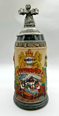 Beer Stein Oktoberfest Beber Cerveza Color Alemán Zoller & Born Edición Limitada Foto 1 de 4