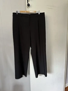 Veronika Maine 14 Pants By Cue High Waist Wide Leg Front Pleat EUC - Picture 1 of 12