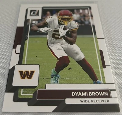 2022 Donruss Football Dyami Brown Washington Commanders base card #178 - Image 1 of 2