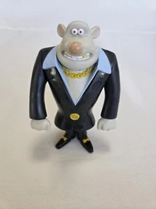 2006 McDonalds Flushed Away #6 Whitey Happy Meal Toy Bobble Figure Rat Mouse - Picture 1 of 1
