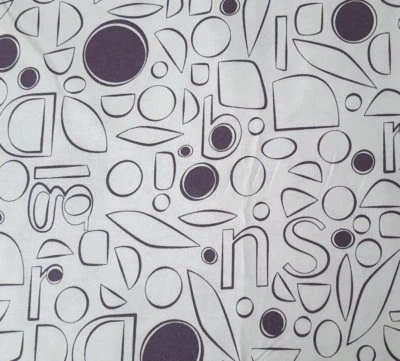 Light Work BTY Victoria Findlay Wolfe Marcus Bros Lucent Dot Letter Gray White - Image 1 of 3