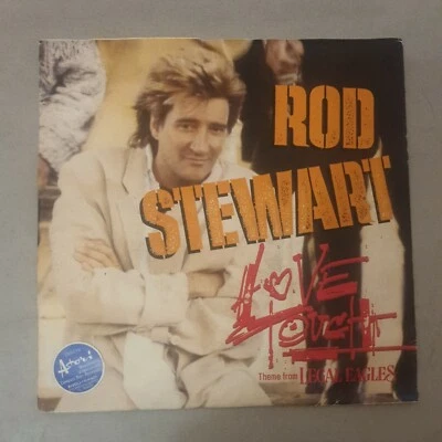 ROD STEWART LOVE TOUCH LEGAL EAGLES HEART IS ON THE LINE 45 ITALY PRESS 1986 - Immagine 1 di 4
