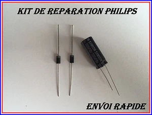 KIT REPARATION PHILIPS 42PFL8404H/12 2 DIODES SB260(SR260)+CONDENSATEUR 3300UF - Imagen 1 de 1