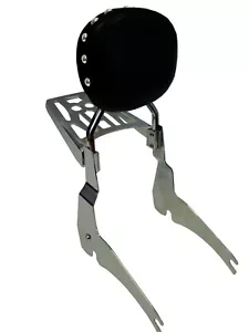 Studded Detachable Sissy Bar/Backrest/Luggage Rack - Yamaha Road Star 1600 1700 - Picture 1 of 7