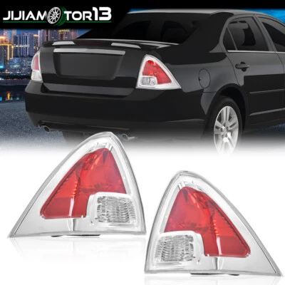 Luz trasera apta para Ford Fusion 2006 2007 2008 2009 cromo lámpara lateral izquierda derecha Foto 1 de 4