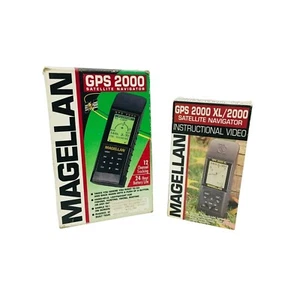 Magellan GPS 2000 Satellite Navigator w Instructional VHS Video - Picture 1 of 6