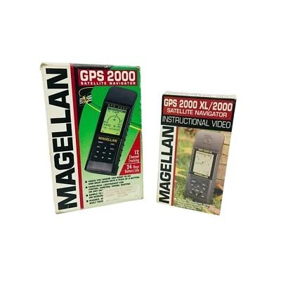 Magellan GPS 2000 Satellite Navigator w Instructional VHS Video - Image 1 of 4