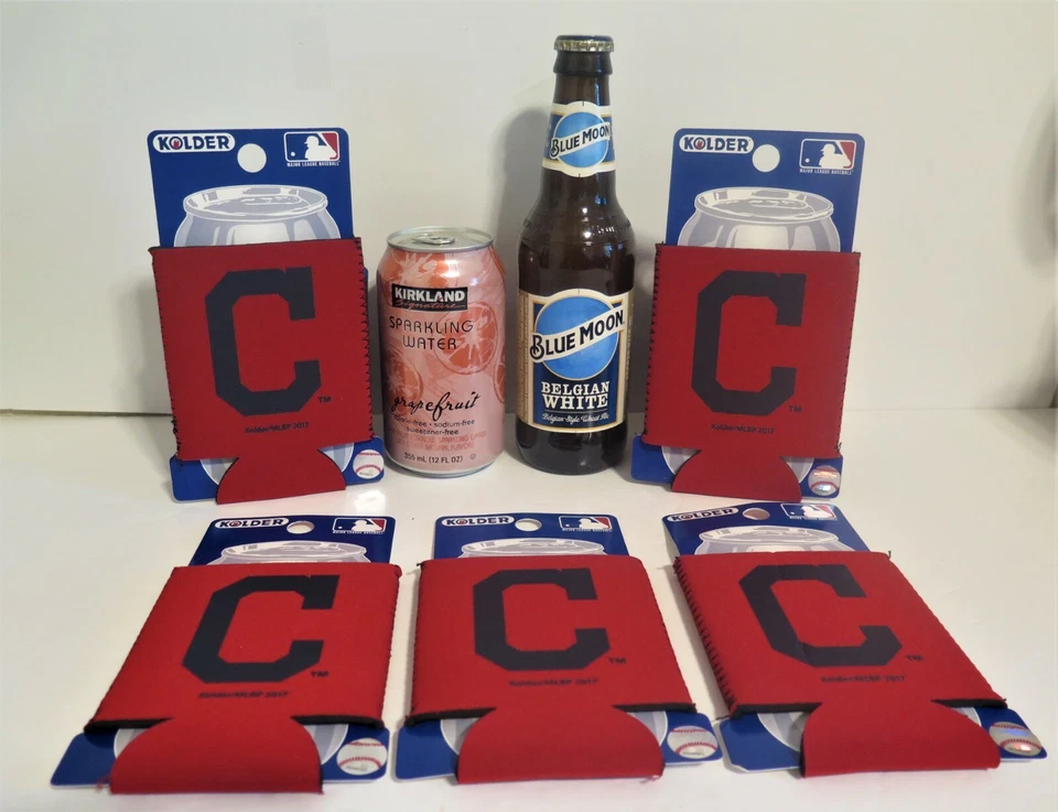 CINCO KADDYS DE BOLSILLO DE NEOPRENO INDIOS CLEVELAND DE KOLDER (VENTA DE UN DÓLAR) Foto 1 de 1