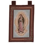 Tapestry wall hanging Our Lady of Guadalupe Made in Italy 16 x 22