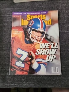 sports illustrated newstand january 22 1990 John Elway - Picture 1 of 6