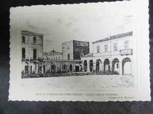 CARTOLINA OSPEDALE A RUSSI DI ROMAGNA NEI TEMPI PASSATI RAVENNA 1980 POSTCARD - Picture 1 of 2