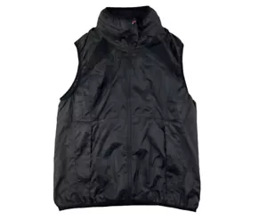 Gilet Zyia Active Trainer con cappuccio nero full zip donna L tasche con cerniera - Foto 1 di 6