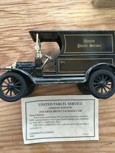 Vintage 1992 ERTL Co. 1913 UPS 1/25 Scale Open Front Panel Side Ford Truck - Picture 1 of 3