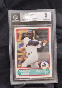 #25 1990 Partitur Young Superstars II Samy Sosa - Beckett neuwertig 9 - Bild 1 von 2