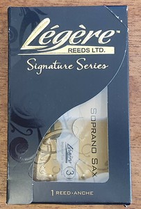 Legere Signature Series Reeds for Soprano Sax, Single Reeds, Various Strengths.