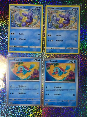 Pokemon TCG Regular: Team Up 24/181 Wartortle; 151 Set 007/165 Squirtle - Image 1 of 4
